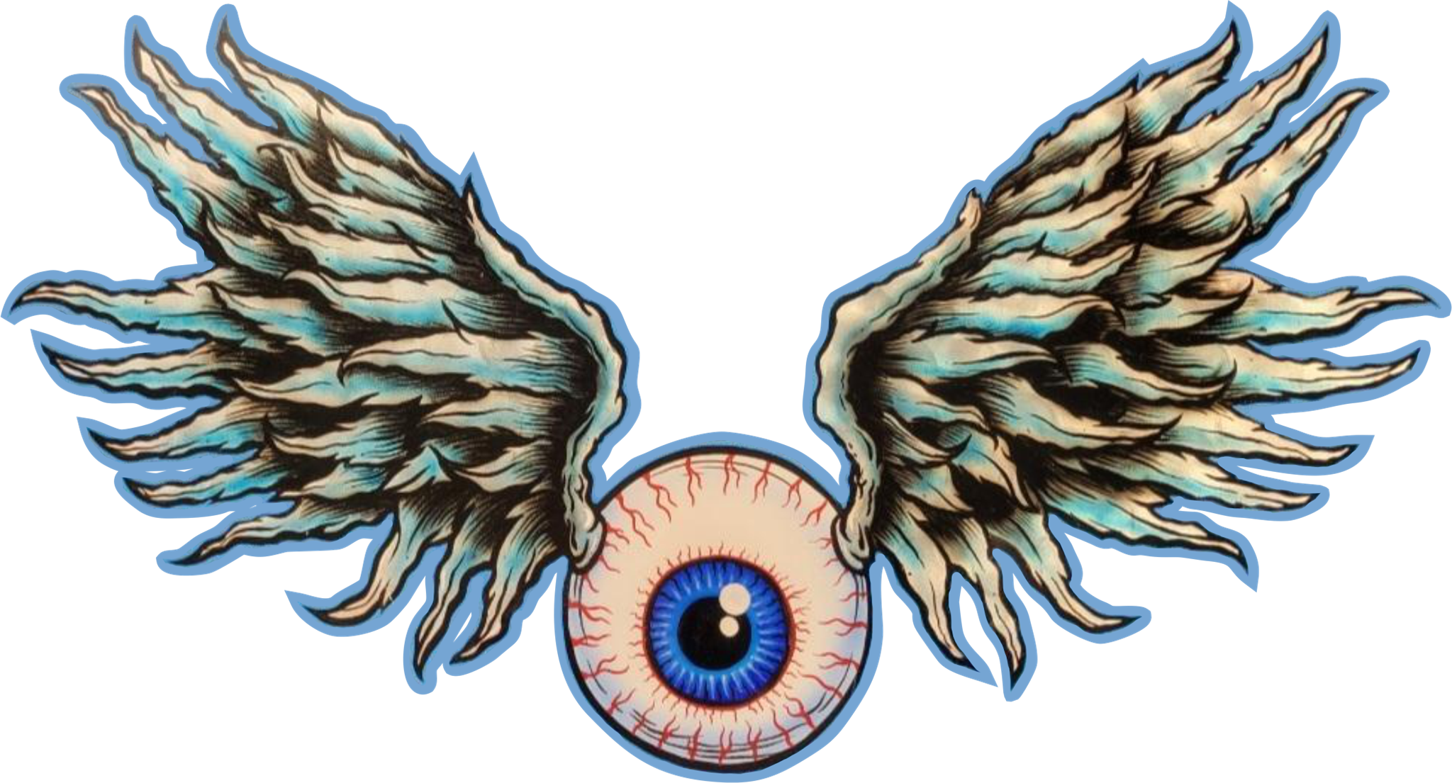 Picture of Lunchbox Holographic Flying Eye Sticker